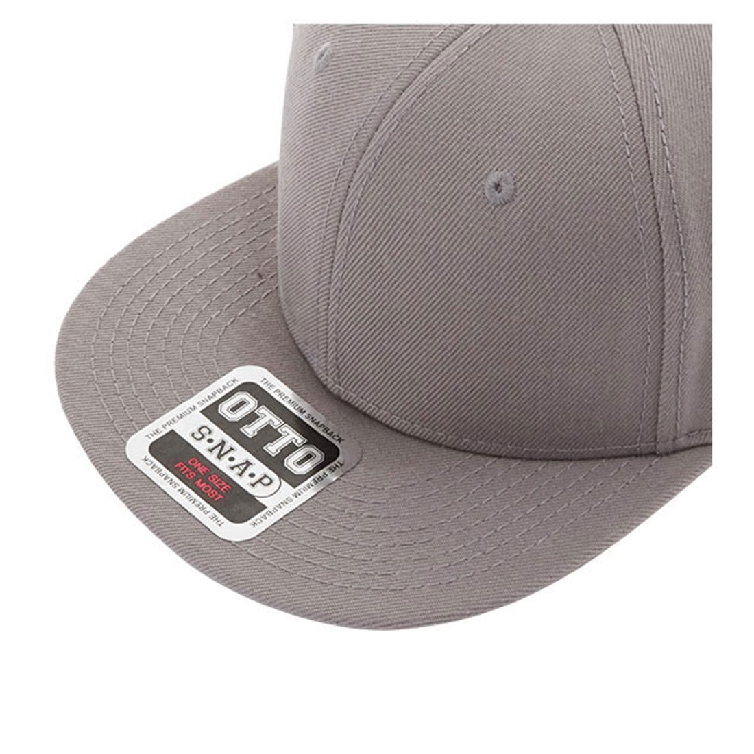 オットー OTTO #125-978 Wool Blend Flat Visor Snapback （1.グレー