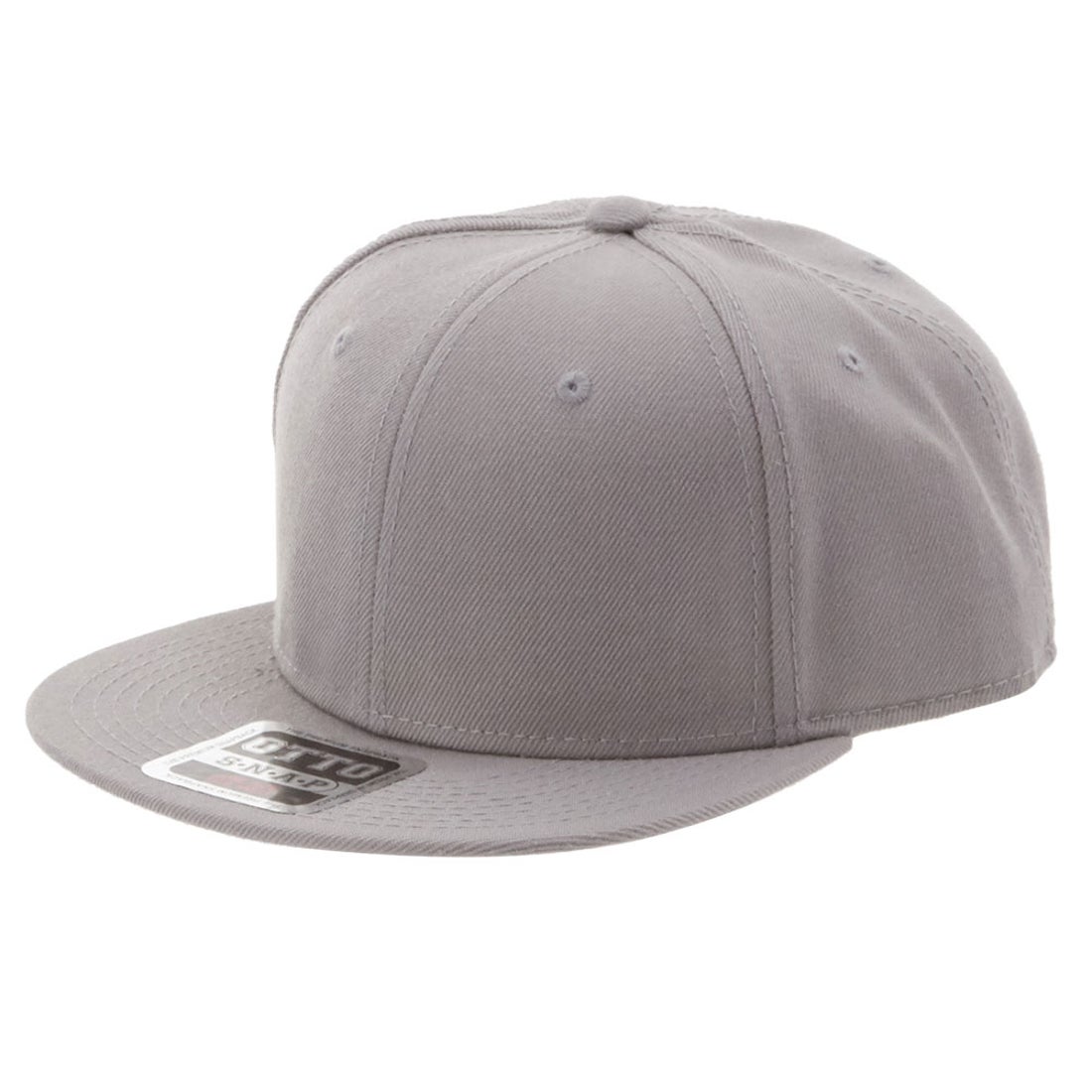 オットー OTTO #125-978 Wool Blend Flat Visor Snapback （1.グレー