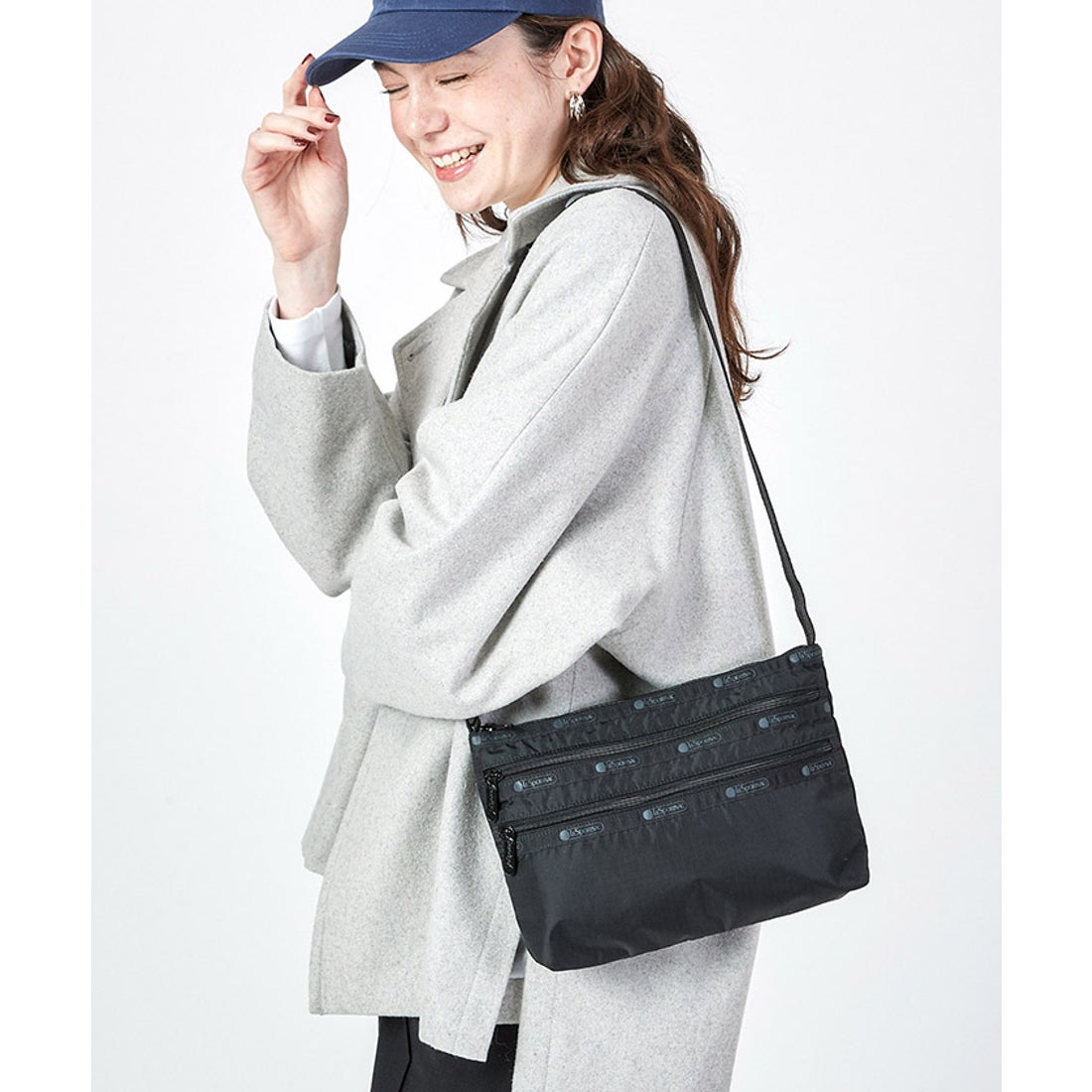 レスポートサック LeSportsac QUINN BAG （リサイクルドブラックJP