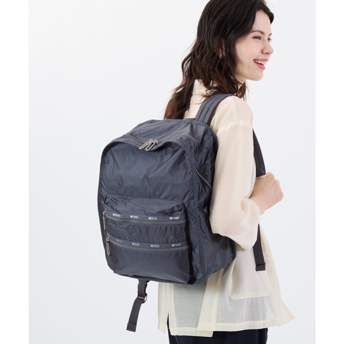 レスポートサック LeSportsac FUNCTIONAL BACKPACK （シャドウグレーC