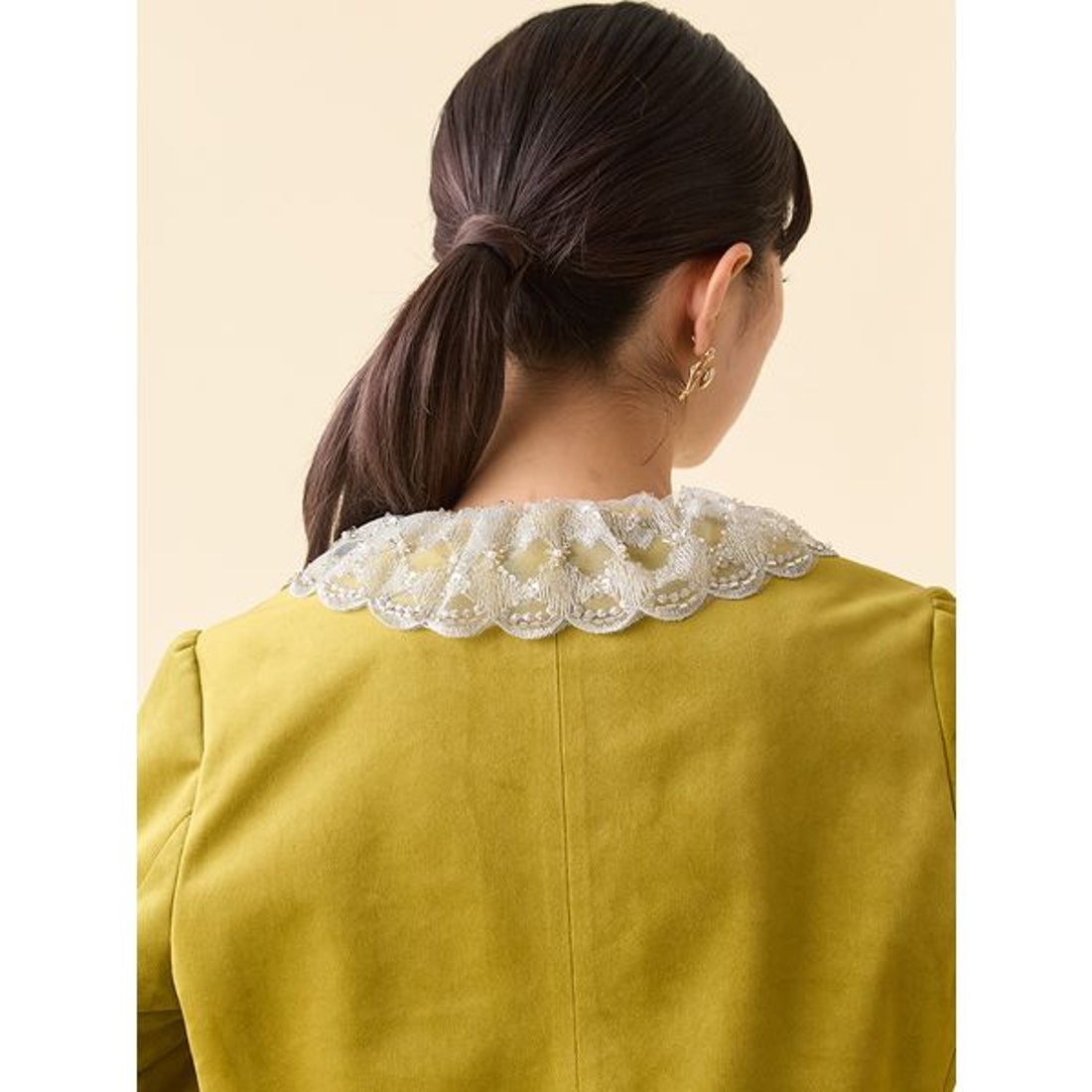 リリーブラウン LILY BROWN [L.B CANDY STOCK]スカラップビジュー