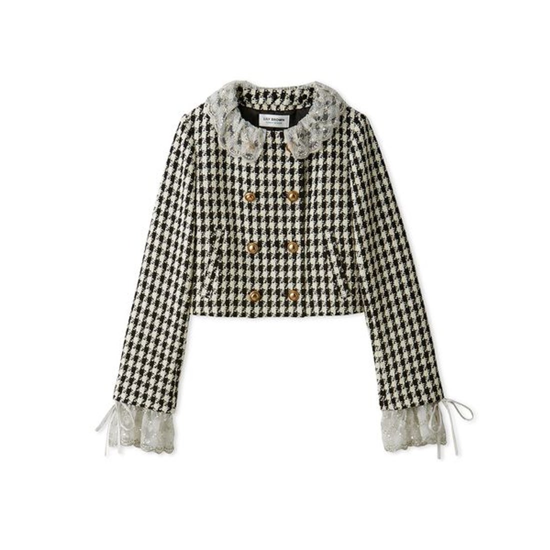 リリーブラウン LILY BROWN [L.B CANDY STOCK]スカラップビジュー