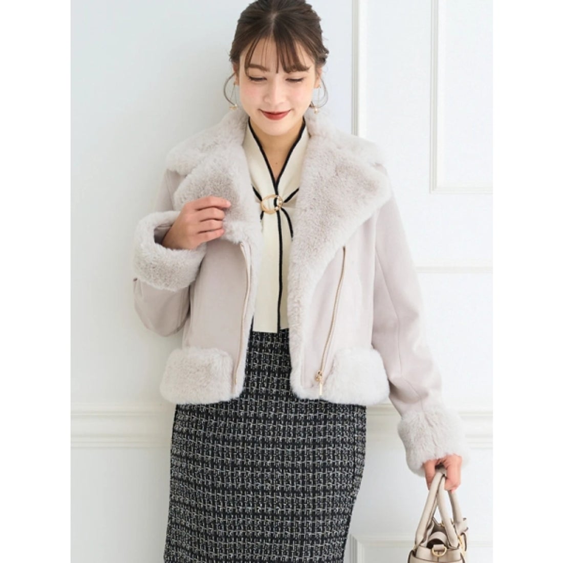 ルディックパーク Ludic Park 【フェミニンにシフト】スエードファー