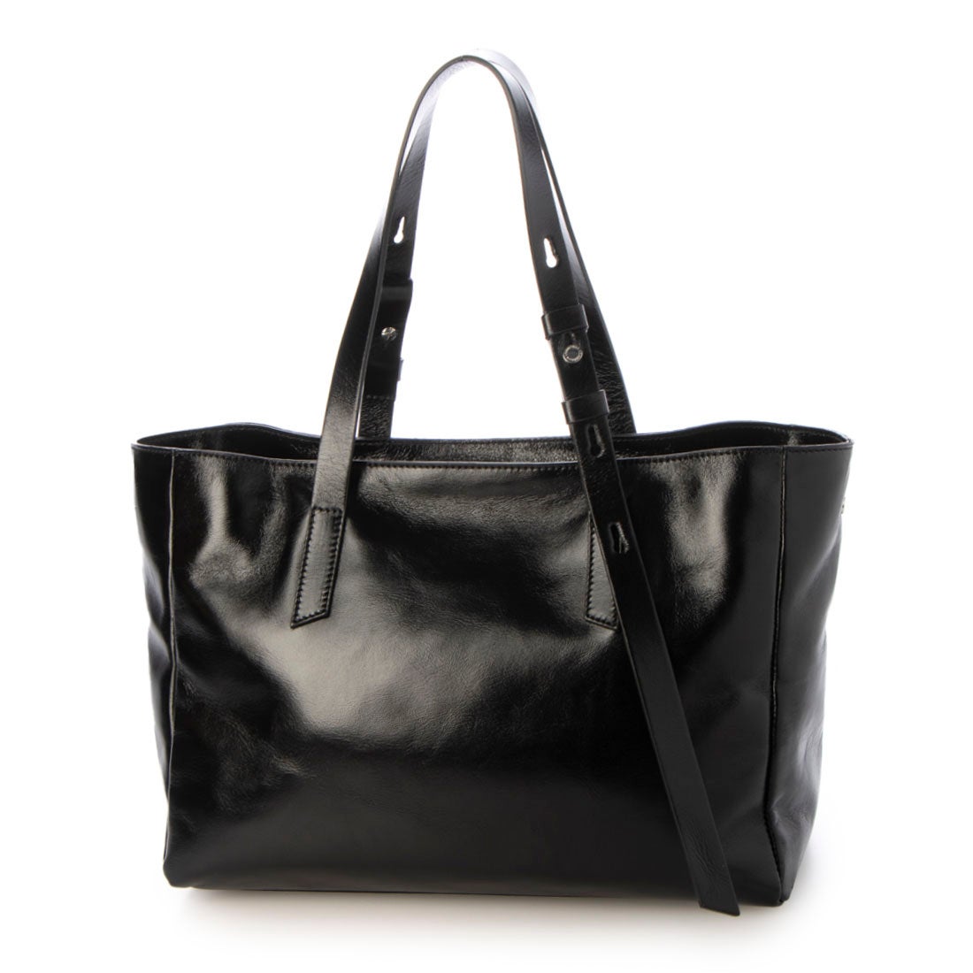 ロリステッラ LORISTELLA ミニポーチ付きレザートートバッグ