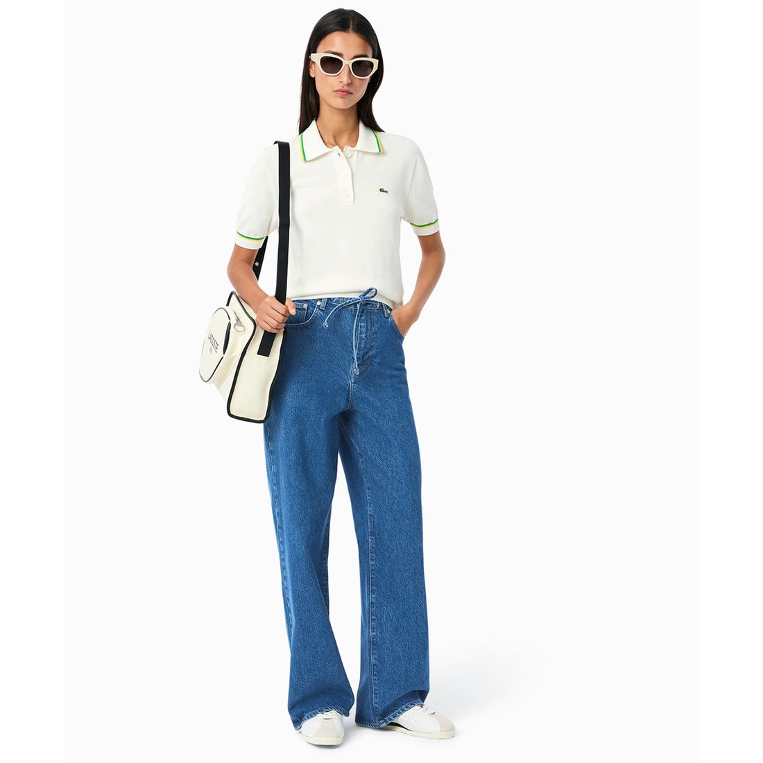 ラコステ LACOSTE イージーデニムパンツ （ブルー） -ファッション通販