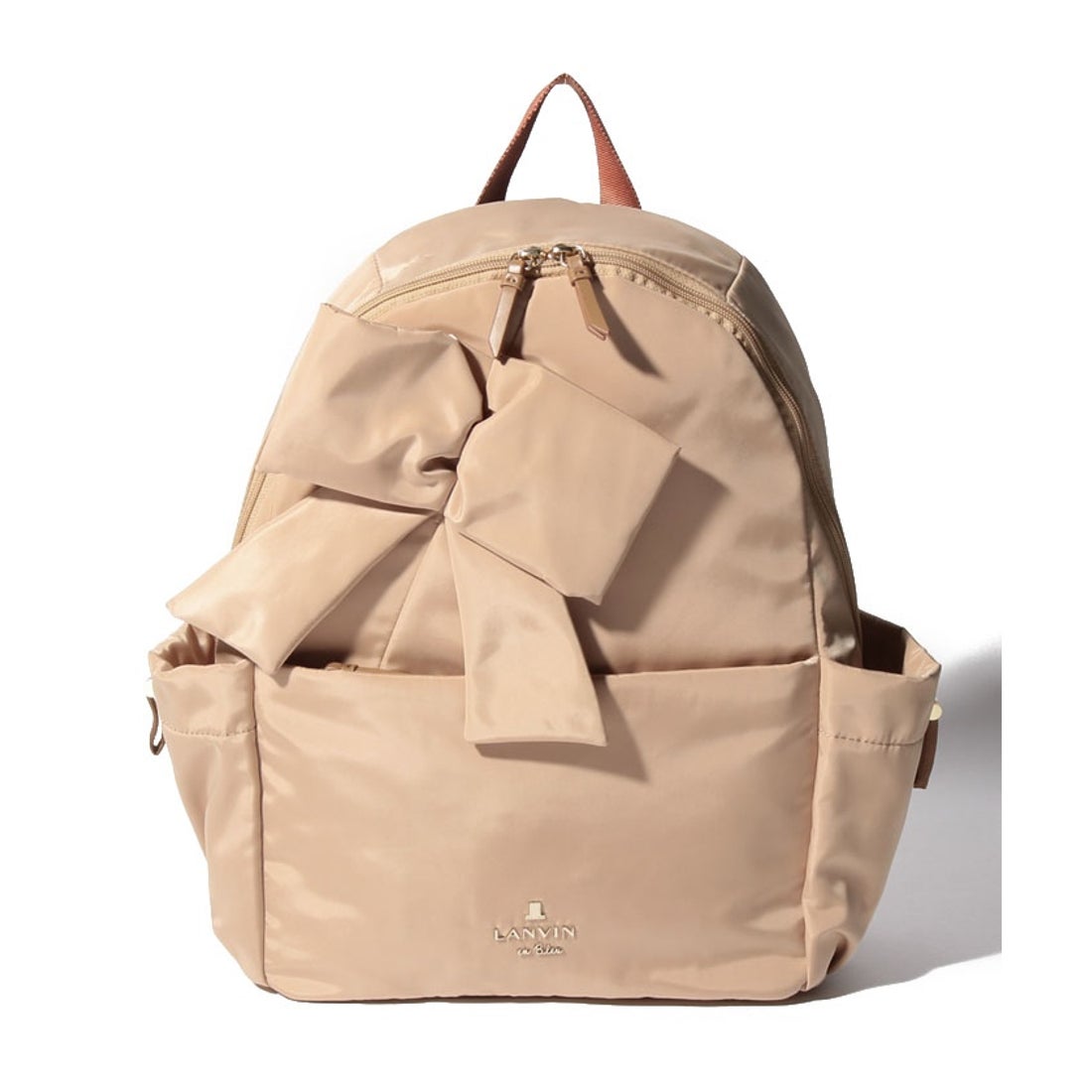 LANVIN en Bleu ニナ 大リボン付きリュックサック ベージュ2 -靴