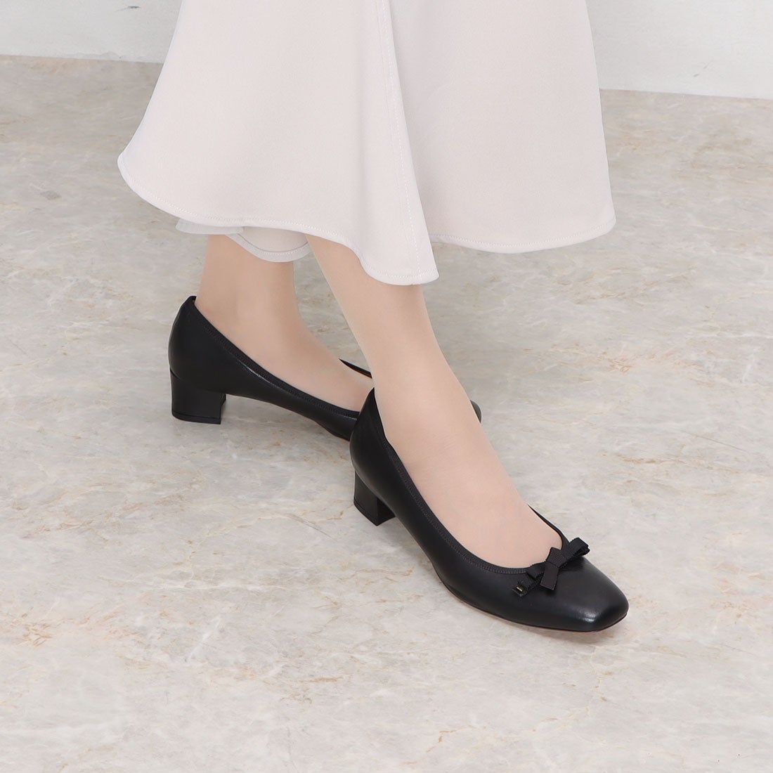 ランバン オン ブルー LANVIN en Bleu 【大きいサイズ】スクエアトゥ