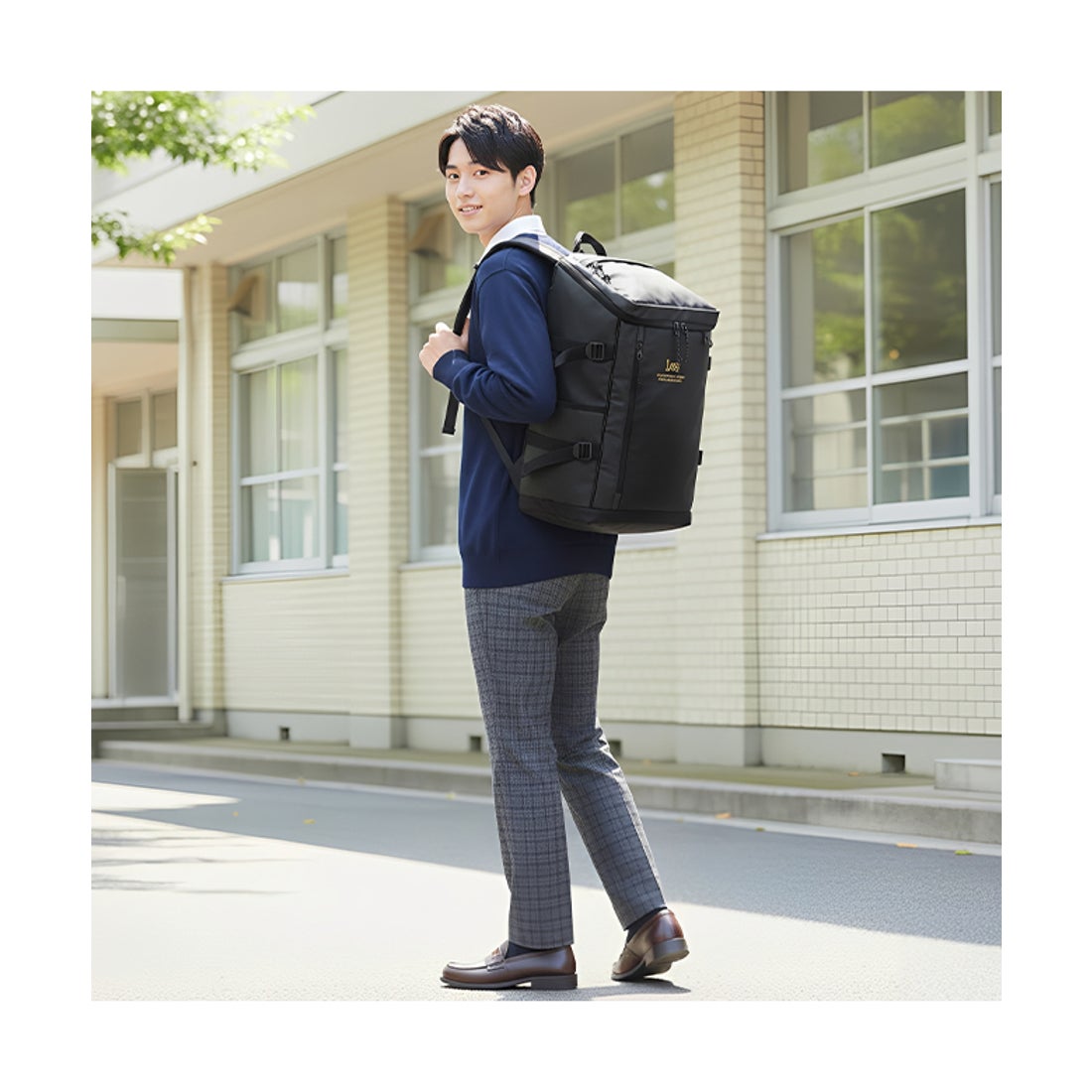 リー Lee Lee リュック 32L スクエア ボックス型 通学 大学生 高校生