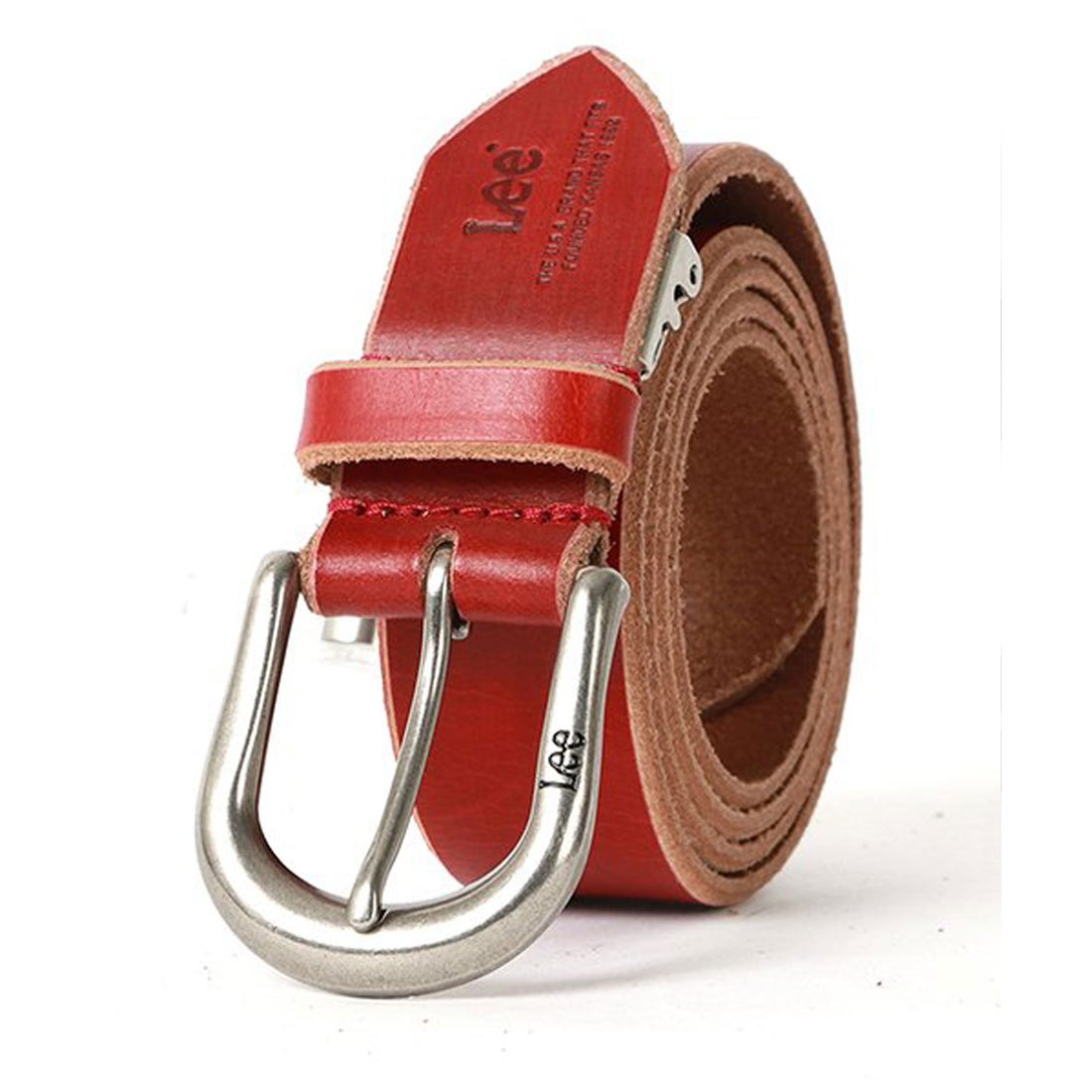 リー Lee 手染めレザーベルト 30mm幅 /メンズ ベルト 本革 カジュアル