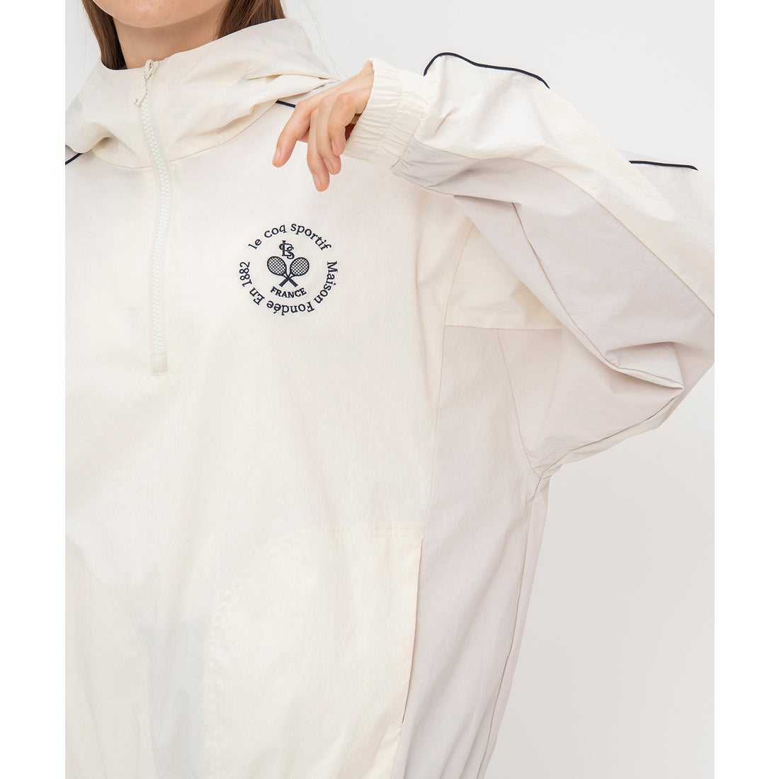ルコックスポルティフ le coq sportif アノラックジャケット -デサント