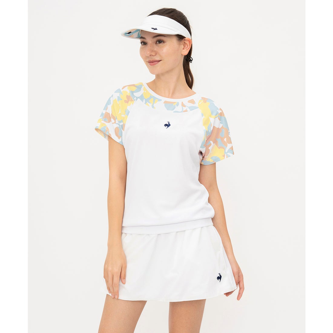 ルコックスポルティフ le coq sportif 2wayゲームシャツ -デサント