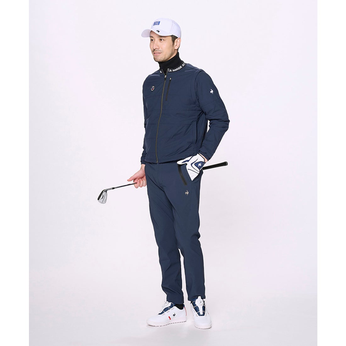 le coq sportif golf 【ストレッチフォーサー】ノーカラー2WAYアウター