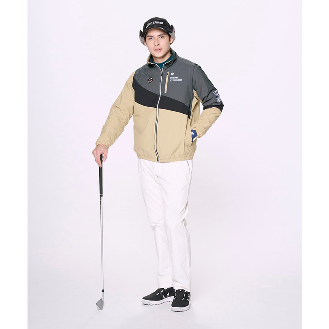le coq sportif golf 【ストレッチフォーサー】中わた2WAYアウター