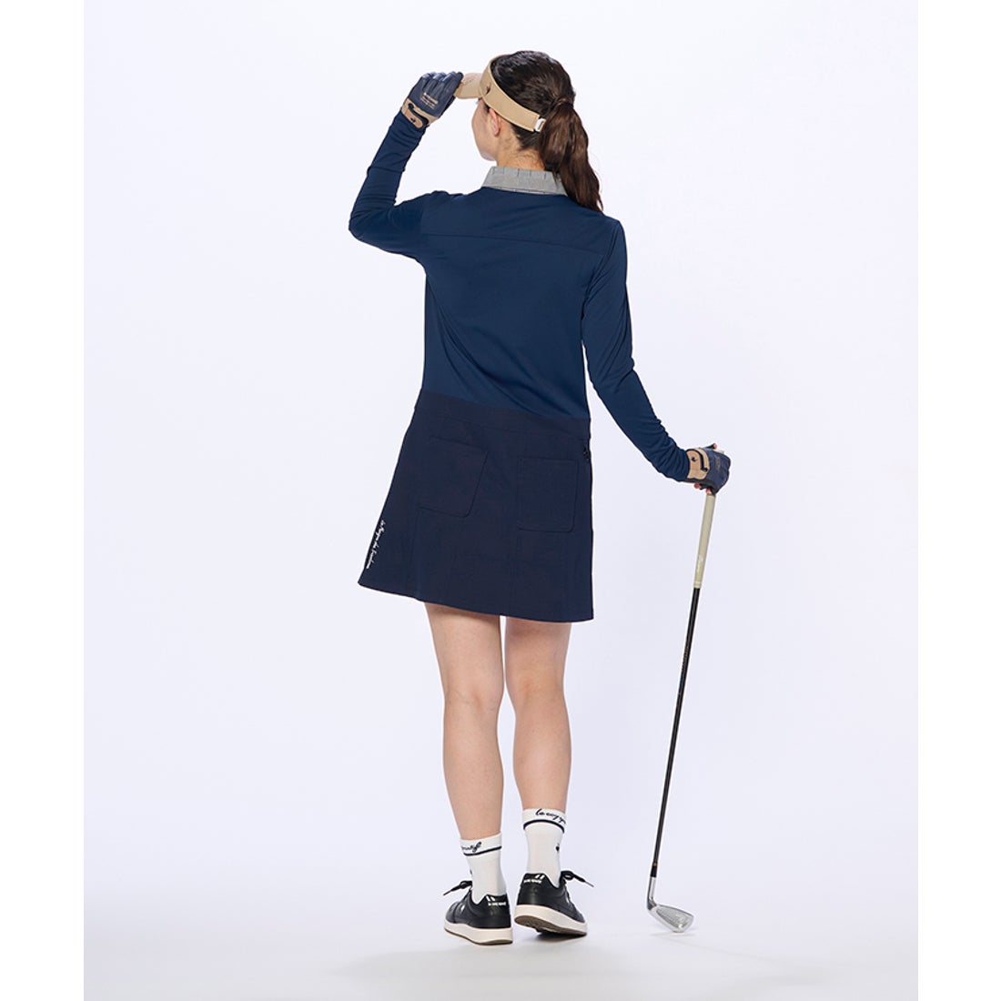 le coq sportif golf チェック襟ワンピース -デサントストア-DESCENTE
