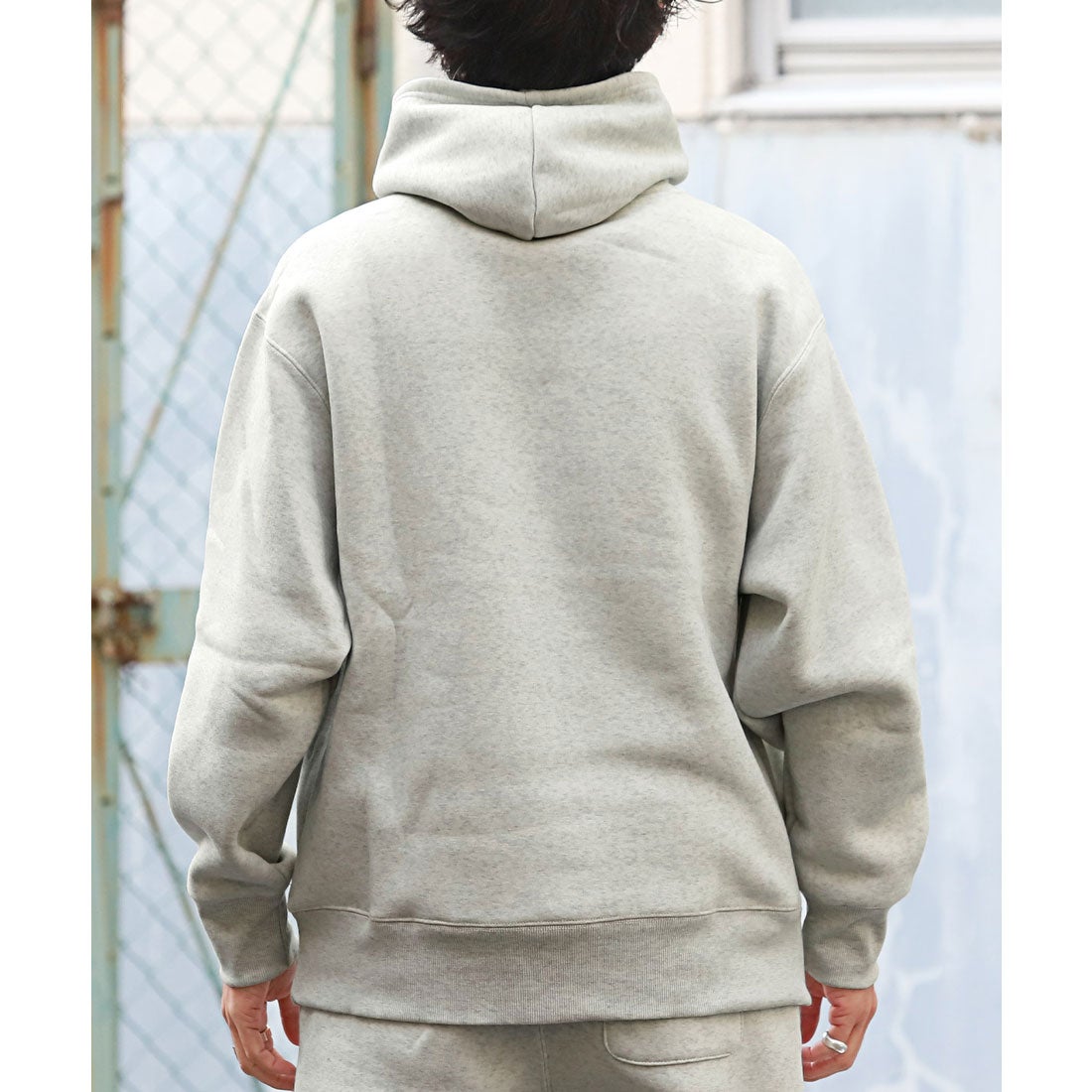 ラグスタイル LUXSTYLE ビッグシルエット裏起毛プルパーカー/フーディ