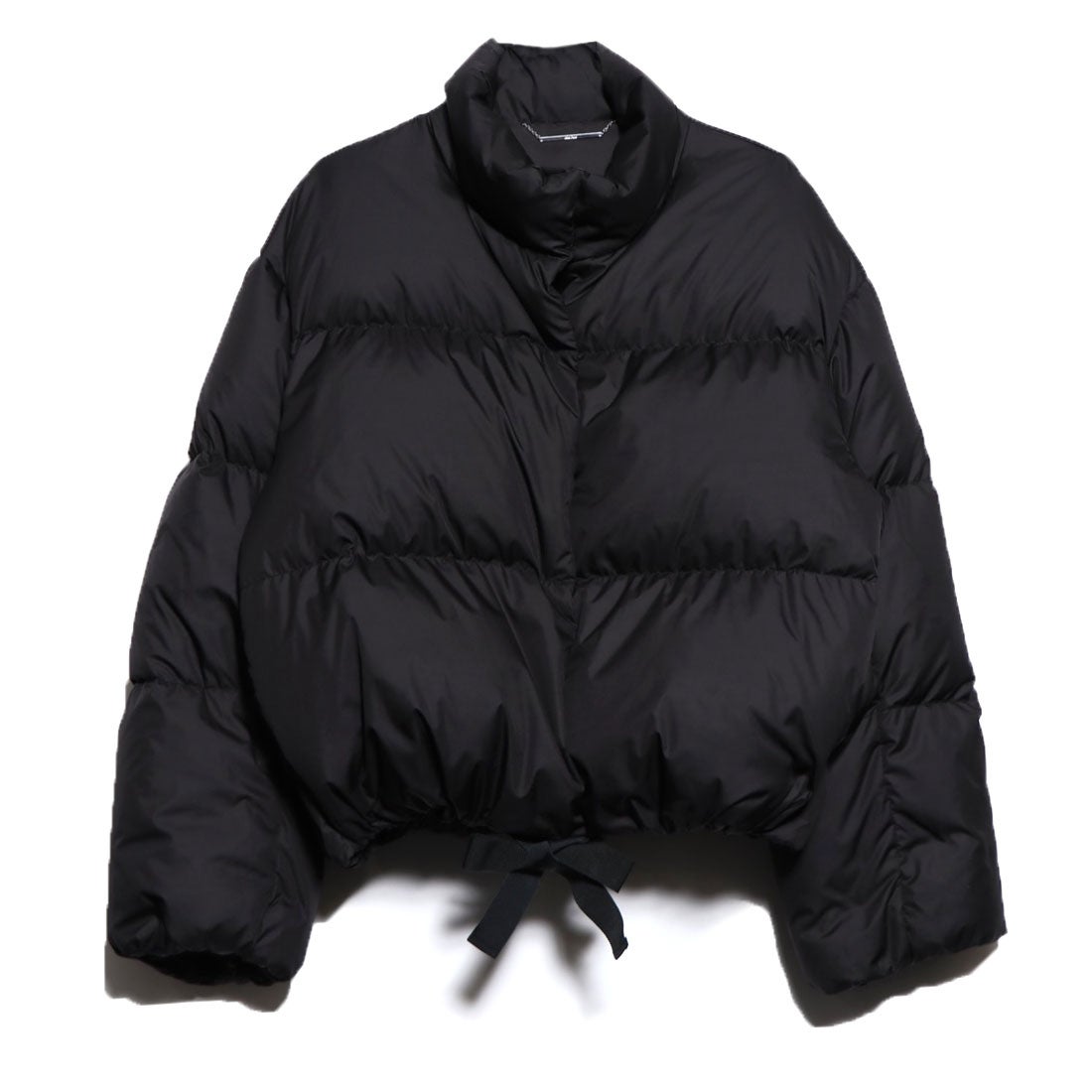 ミラ オーウェン Mila Owen 裾リボンソフトショートダウンジャケット