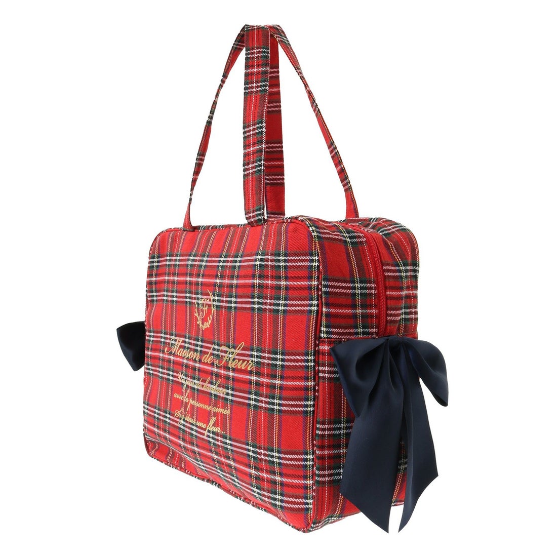 メゾン ド フルール Maison de FLEUR チェックコンパクトキャリーオン