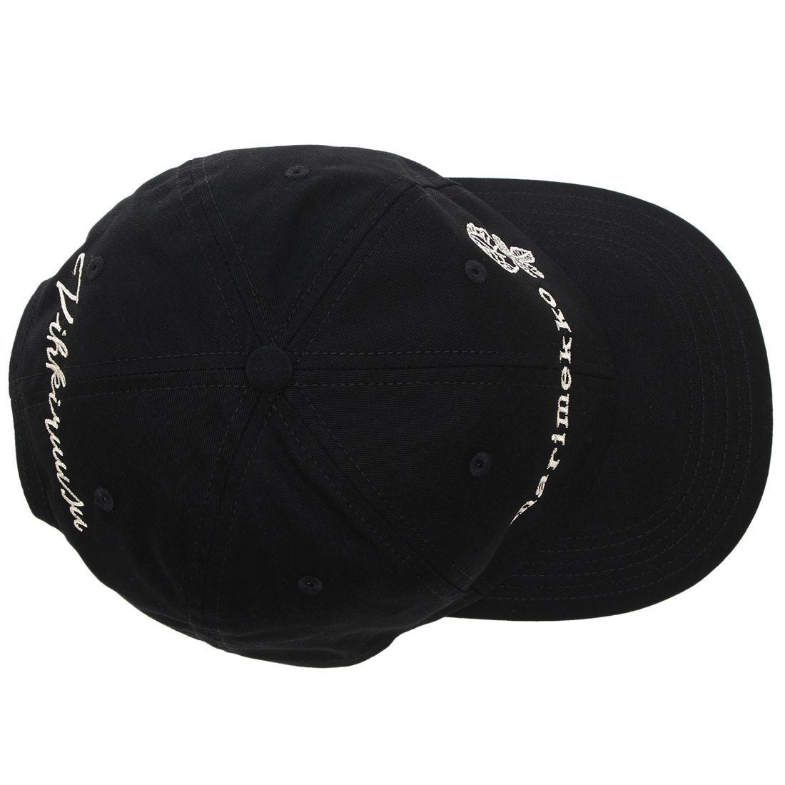 マリメッコ marimekko キャップ 帽子 ロゴ バラ ブラック メンズ