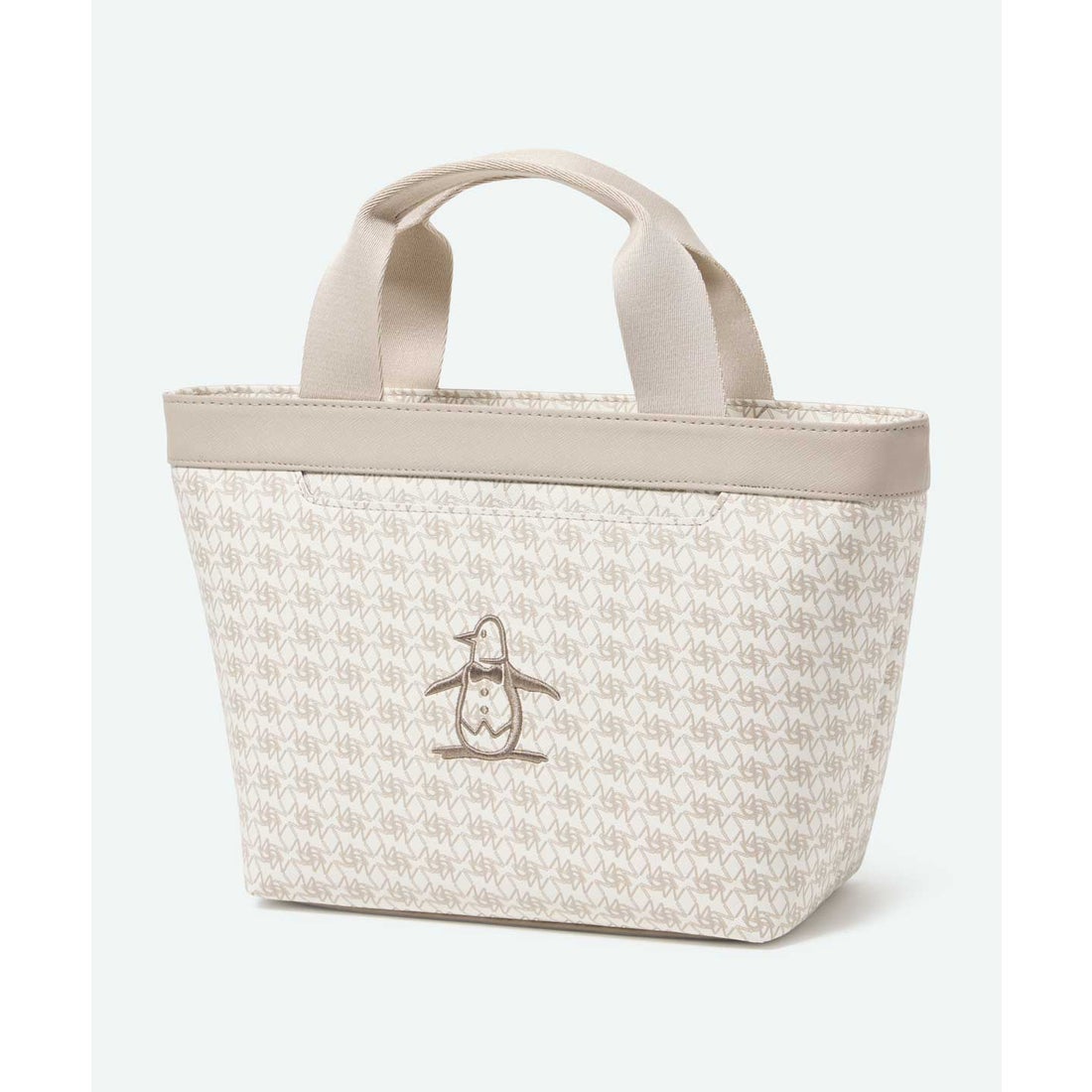 マンシングウェア MUNSINGWEAR 総柄舟形カートバッグ保冷機能付