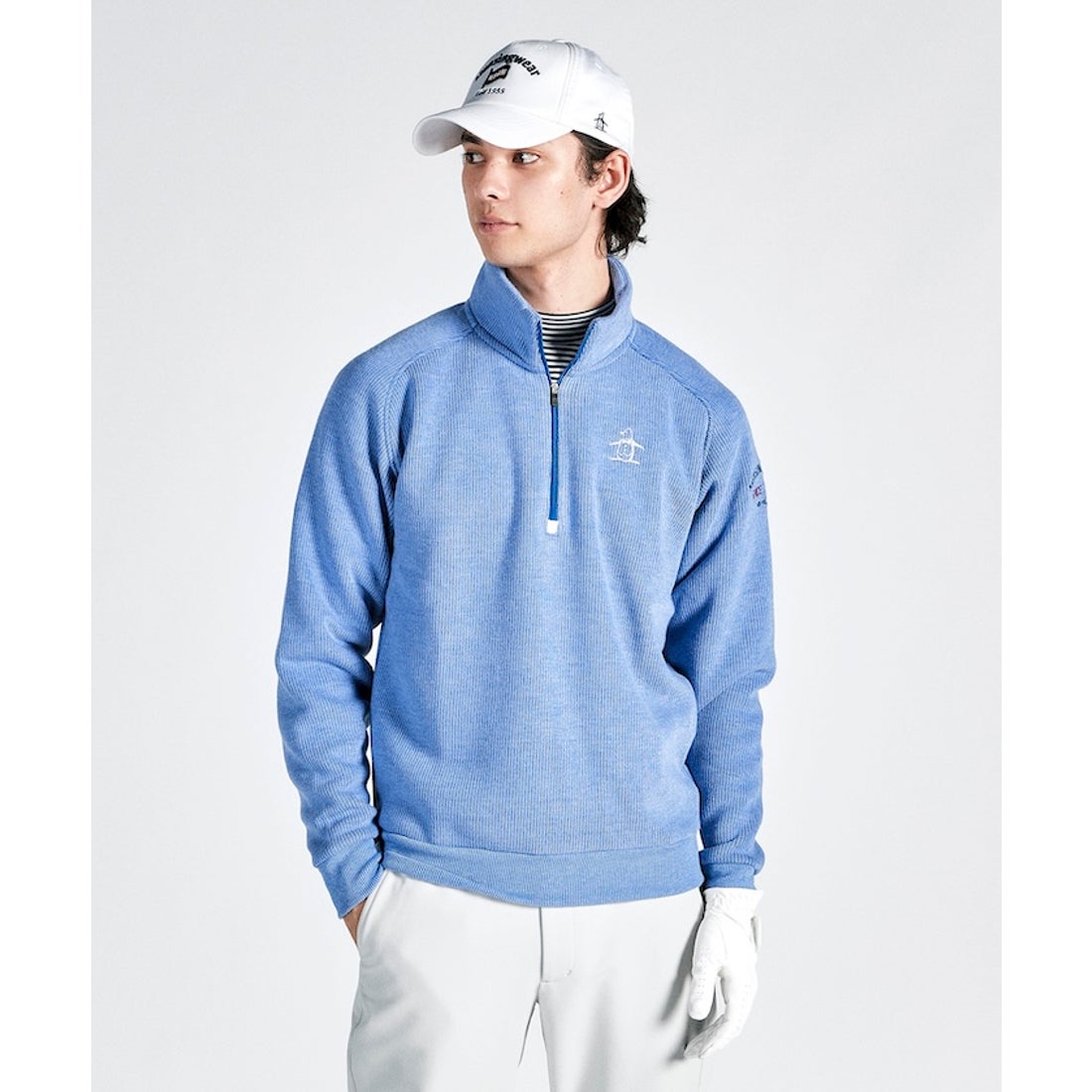 MUNSINGWEAR 吸湿発熱 ハーフジップカットソー -デサントストア