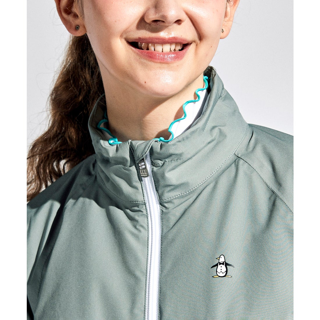 MUNSINGWEAR 【ENVOY】ナイロンストレッチタフタレインブルゾン