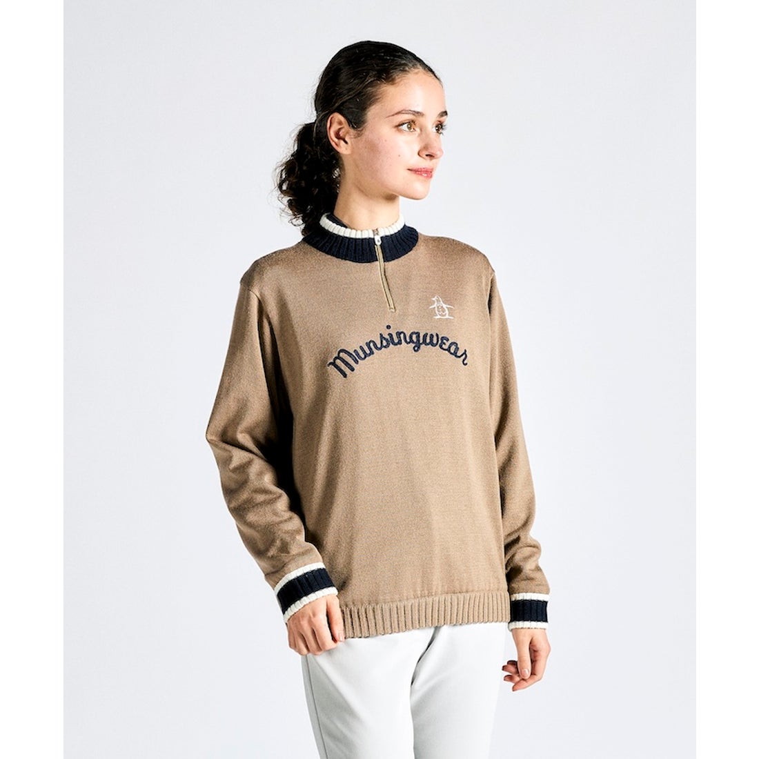 MUNSINGWEAR 防風ハーフジップセーター -デサントストア-DESCENTE STORE-