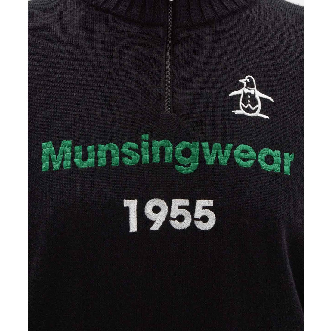 マンシングウェア MUNSINGWEAR 裏付き防風ハーフジップセーター