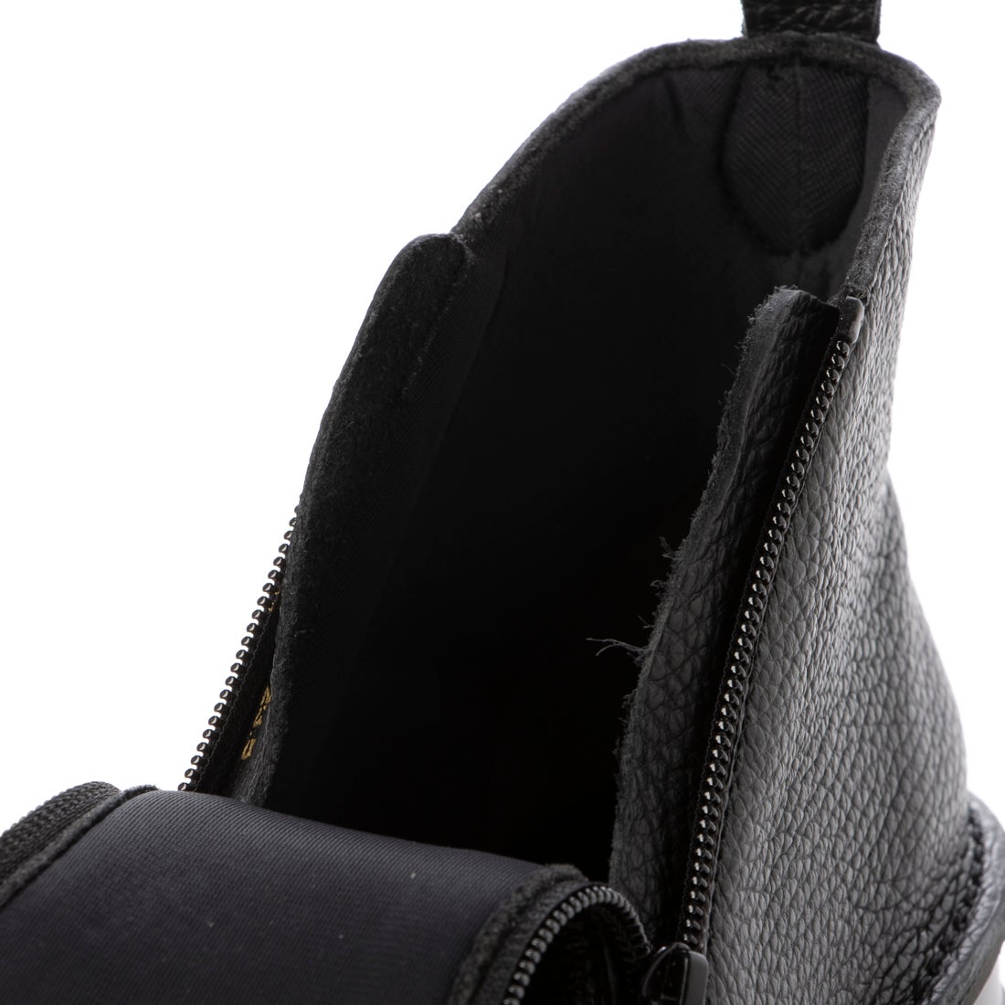 本革】 【4E】撥水サイドファスナーブーツ 6123 （ブラック） -モード