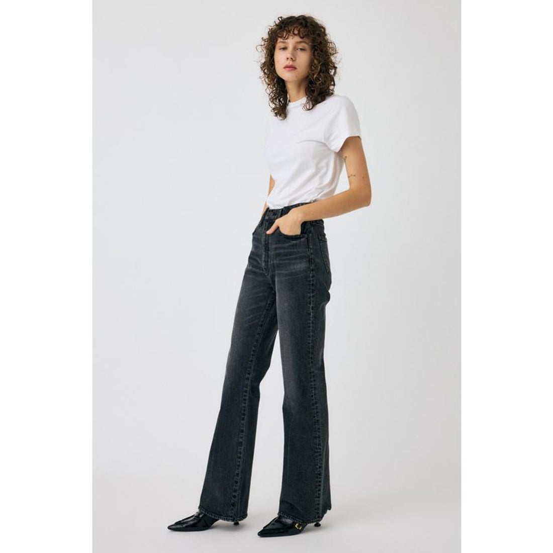 マウジー MOUSSY MVS BLACK FLARE （BLK） - ファッション通販