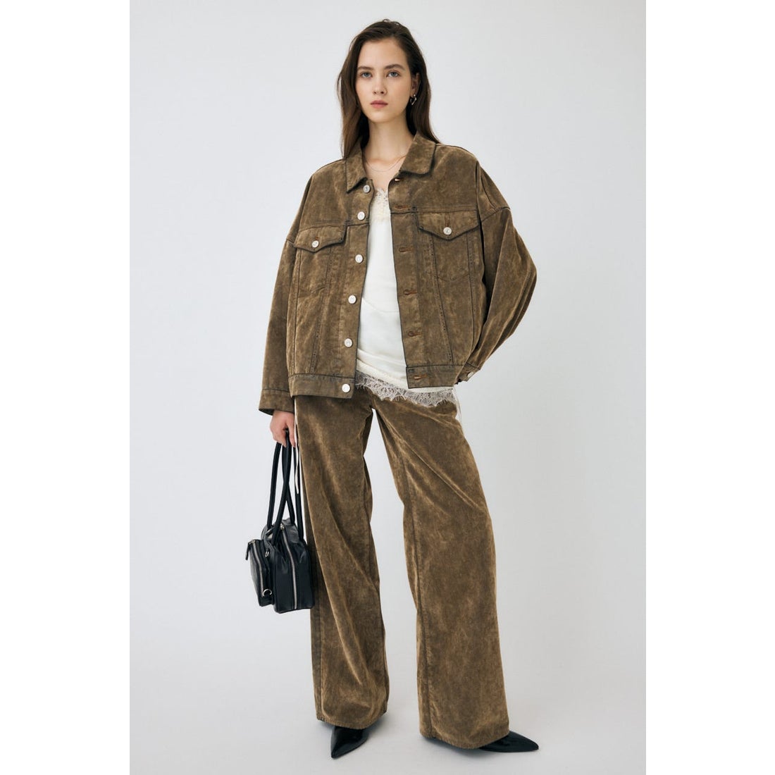 マウジー MOUSSY MIDRISE CORDUROY バギー （KHA） - ファッション通販