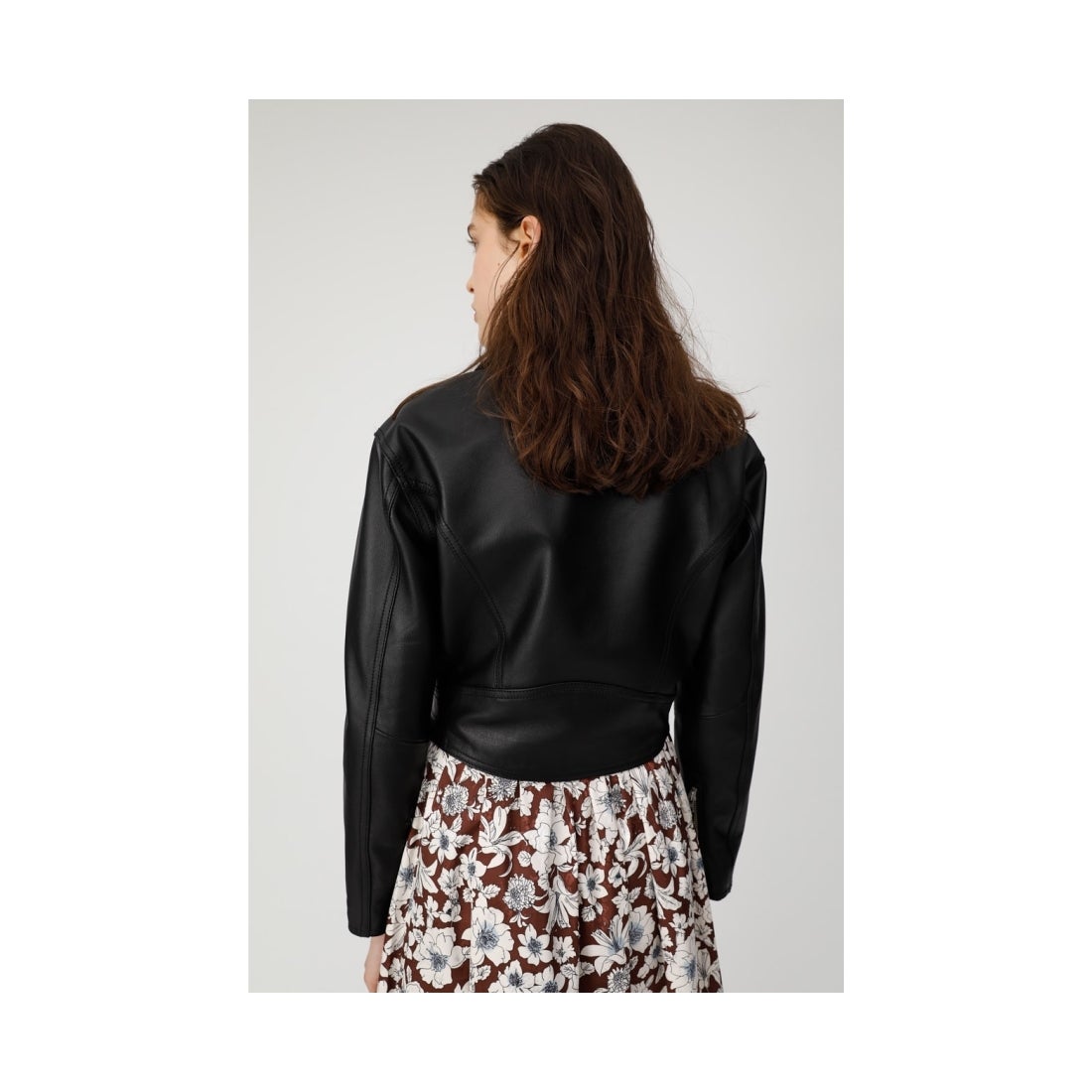 MOUSSY moussy LEATHERライダースジャケット ブラック -アウトレット