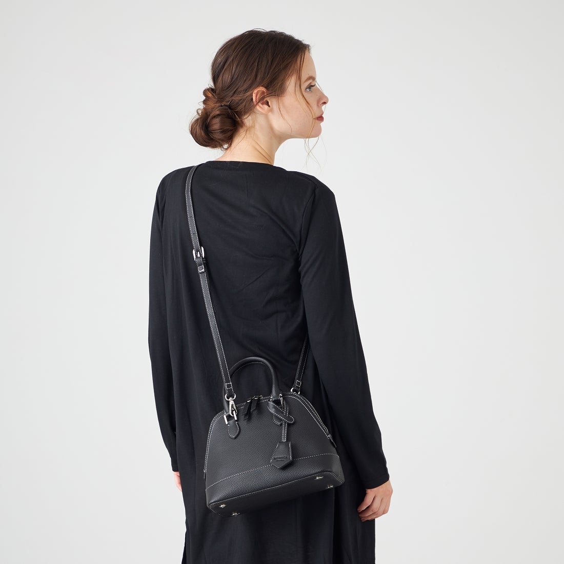 モニカ MONICA 2wayミニボストンバッグ （ブラック） - ファッション