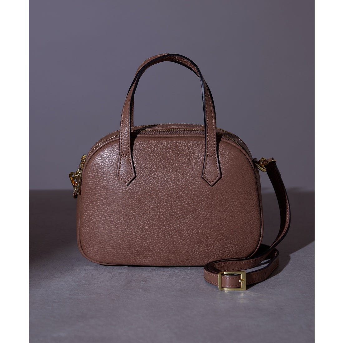 マルコビアンチーニ MARCO BIANCHINI Wジップ2WAYレザーミニボストン