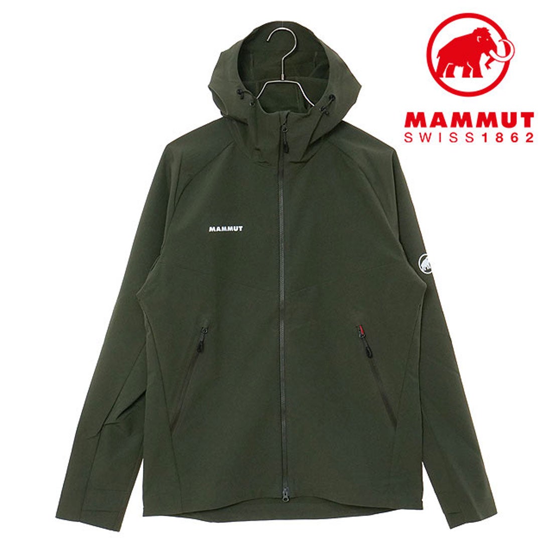 マムート MAMMUT Macun 2.0 SO Hooded Jacket AF Men dark-marsh [1011