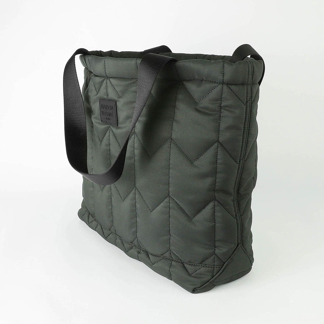 メゾンキツネ MAISON KITSUNE トートバッグ シェブロン キルテッド