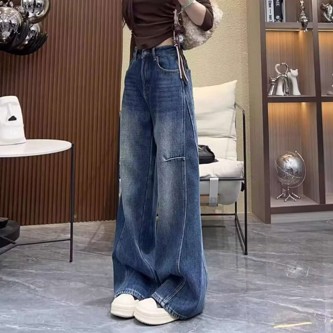 メゾンドラティール maison de LATIR 大人こなれ感を演出デニムワイド