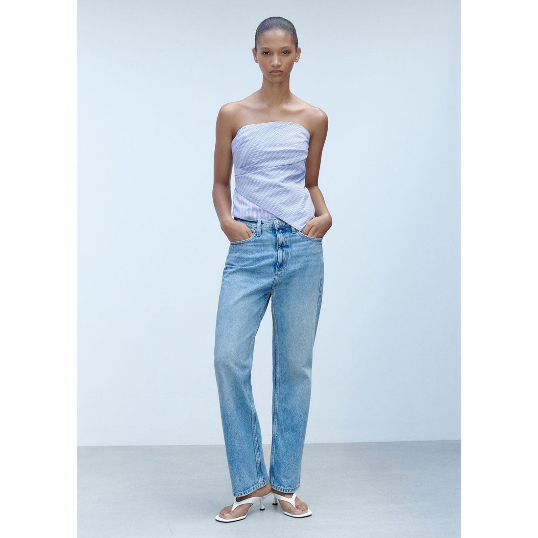 ベアトップ .-- TAYLOR （ミディアムブルー） -MANGO - マンゴ公式