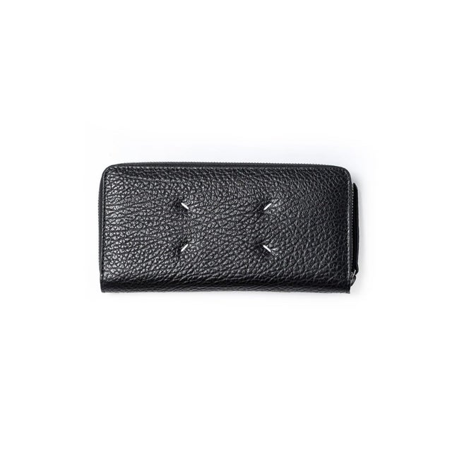 MAISON MARGIELA WALLET ZIP AROUND CONTINENTAL （Black） Osaka