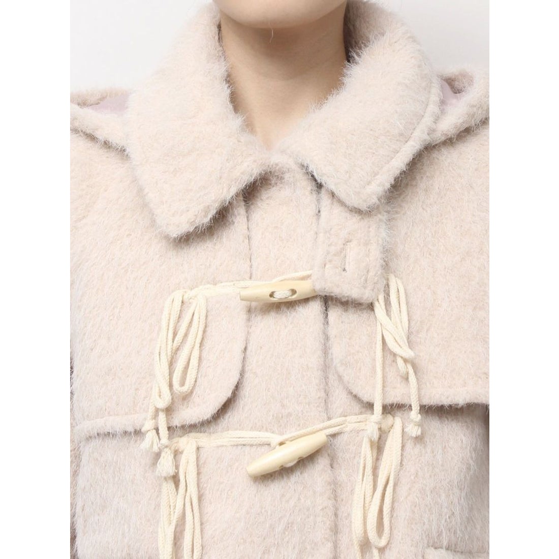 メリージェニー merry jenny milk shaggy Duffle Coat （オフホワイト