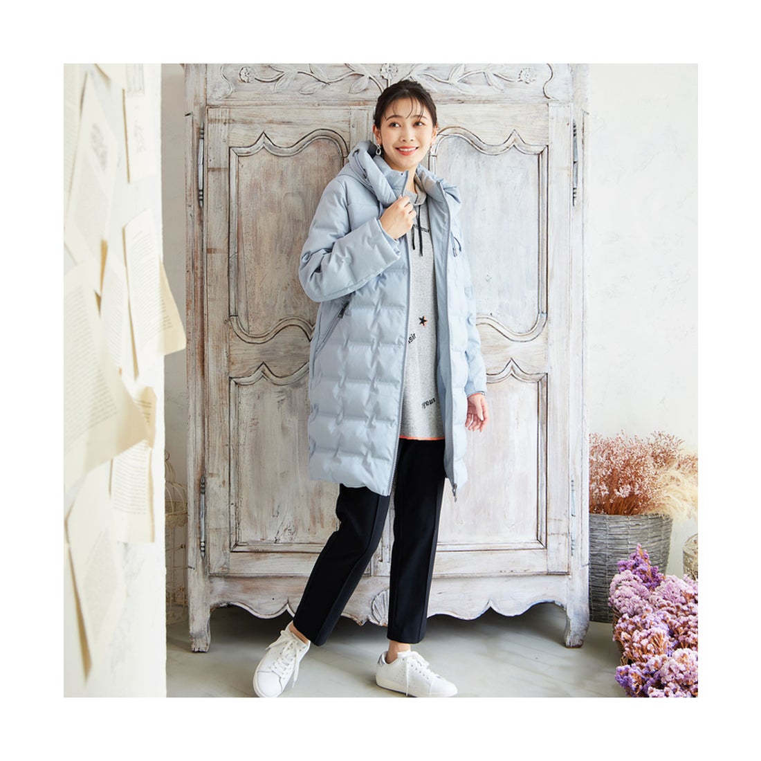 ミゼール missel ［一部店舗・EC限定］シームレスロングダウンコート
