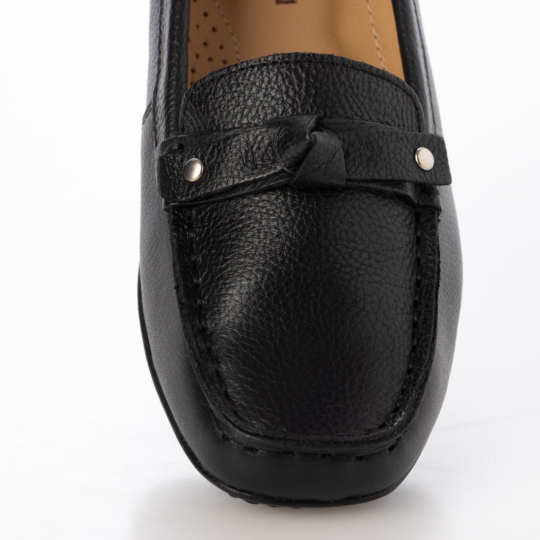 ミントドロップ mint drop 【3E】リボンベルモカシントローファー