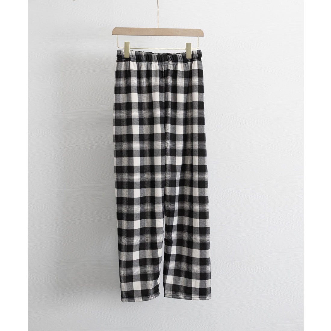 miniministore 裏起毛チェック柄パンツ 裏ボアパンツ防寒