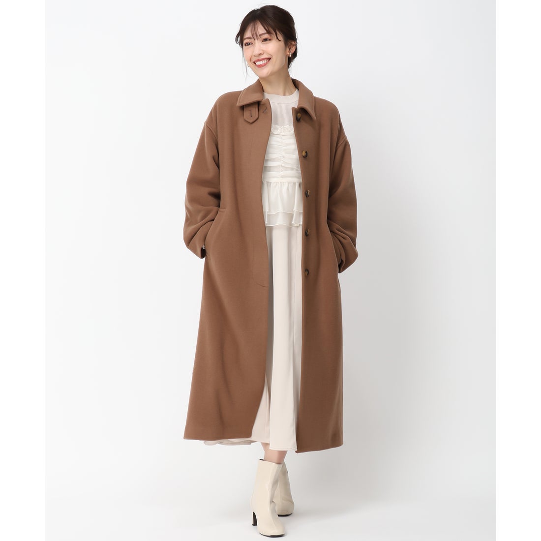 ミッシュマッシュ MISCH MASCH ステンカラーコート/MO33C02 （BROWN