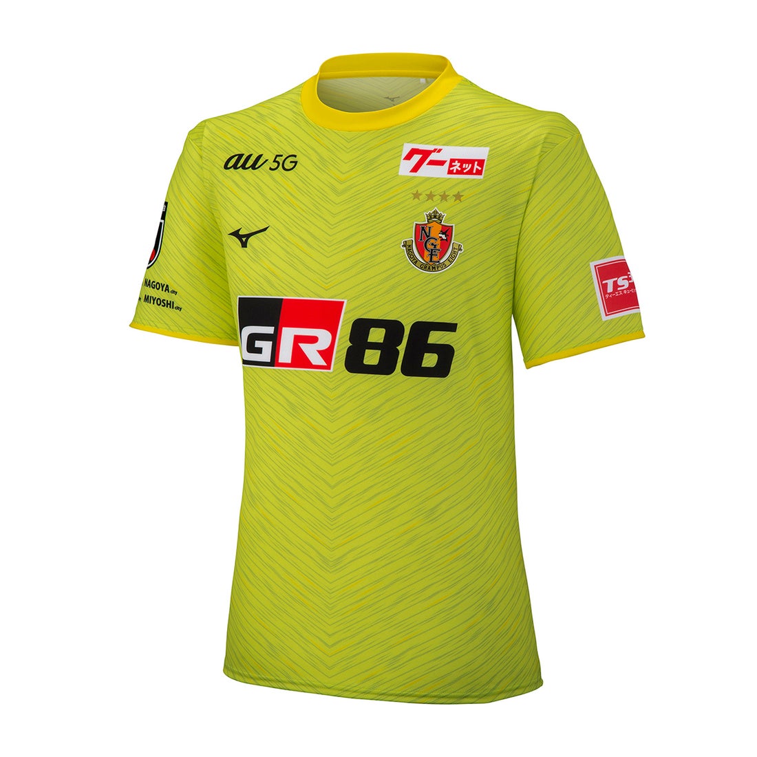MIZUNO 名古屋グランパス 2022 GKユニフォーム 半袖 レプリカ(イエロー