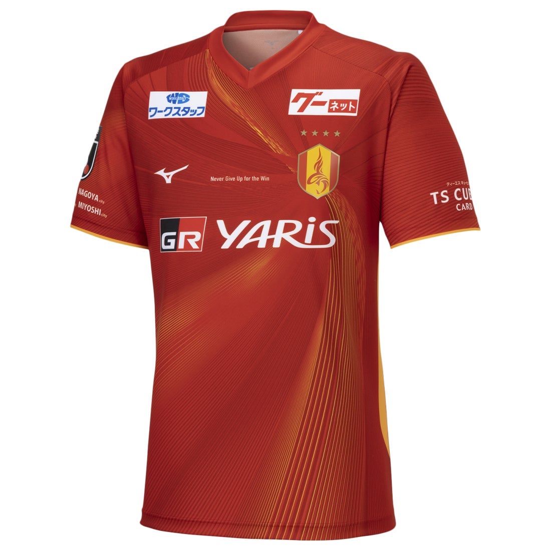 MIZUNO 名古屋グランパス 2024 ユニフォーム ホーム 半袖 レプリカ #77