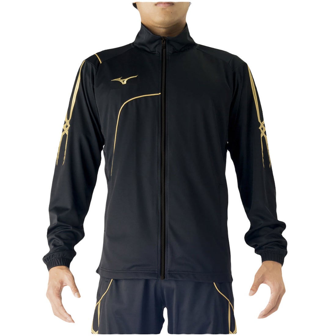 MIZUNO ミズノ ウォームアップシャツ(ブラック) P2MC708009 ブラック