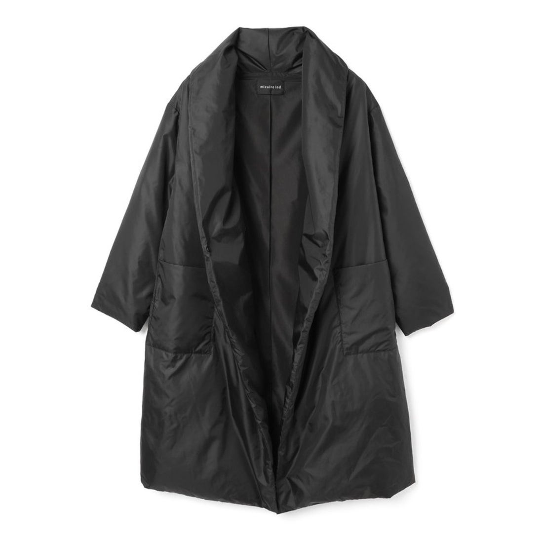 ミズイロインド mizuiro ind mizuiro ind ドレープライトダウンコート
