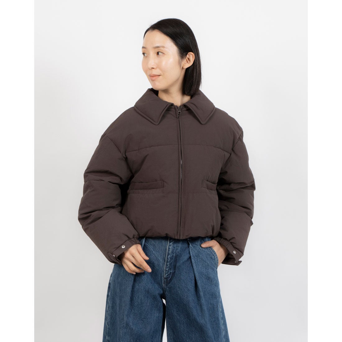 エトレトウキョウ ETRE' TOKYO パディングショートブルゾン （BROWN