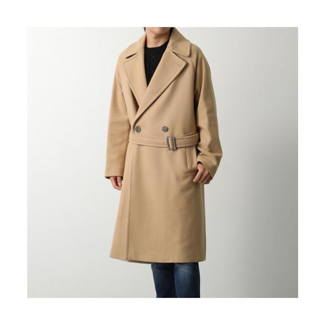 イーヴォ HEVO HEVO コート BRINDISI G725 ダブルブレスト ベルト付