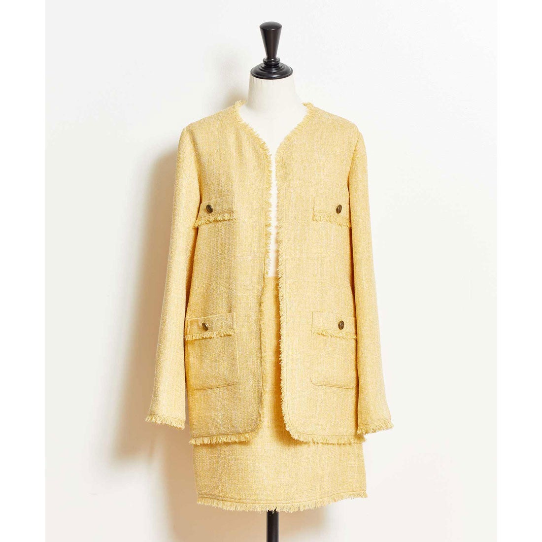 ノエラ NOELA ツイードセットアップ （イエロー） - ファッション通販